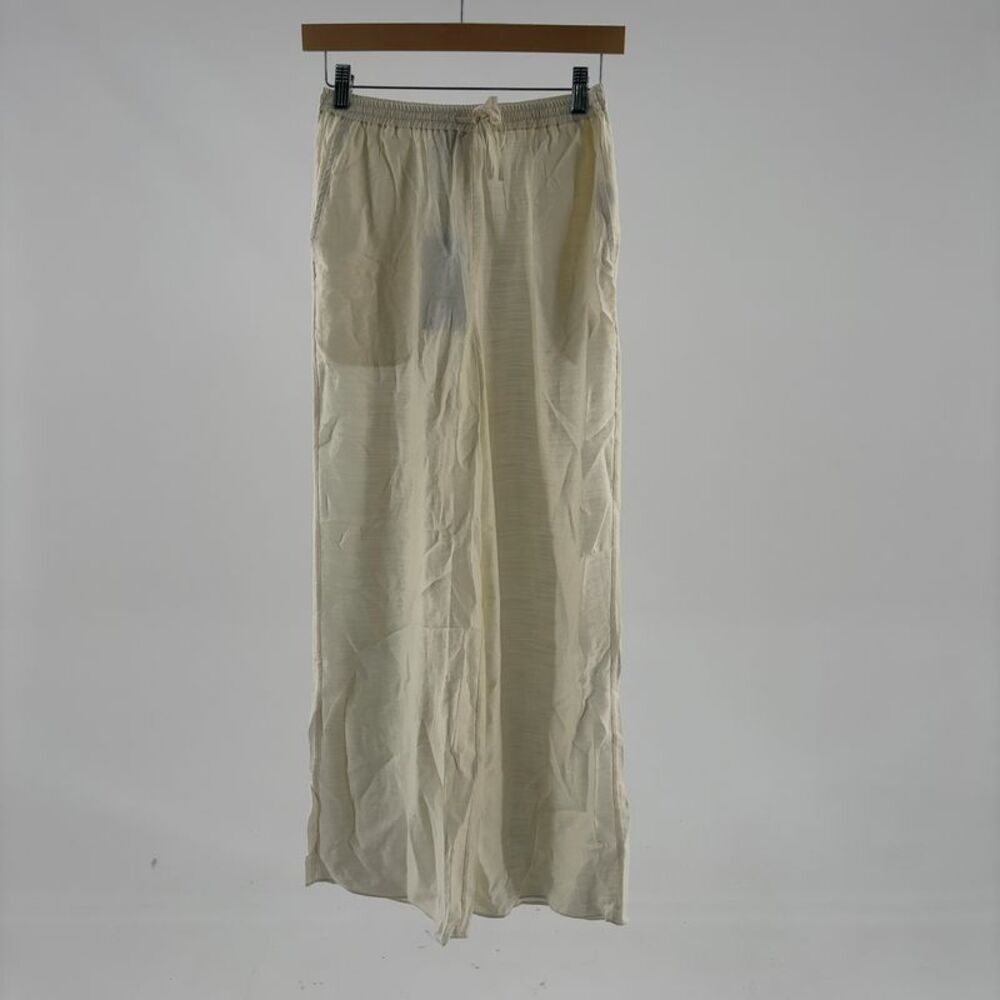 Onia Crinkle Wide Leg Drawstring Pant